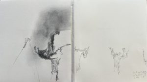 "Cep en hiver, 3" - "Vine stock in winter, 3"