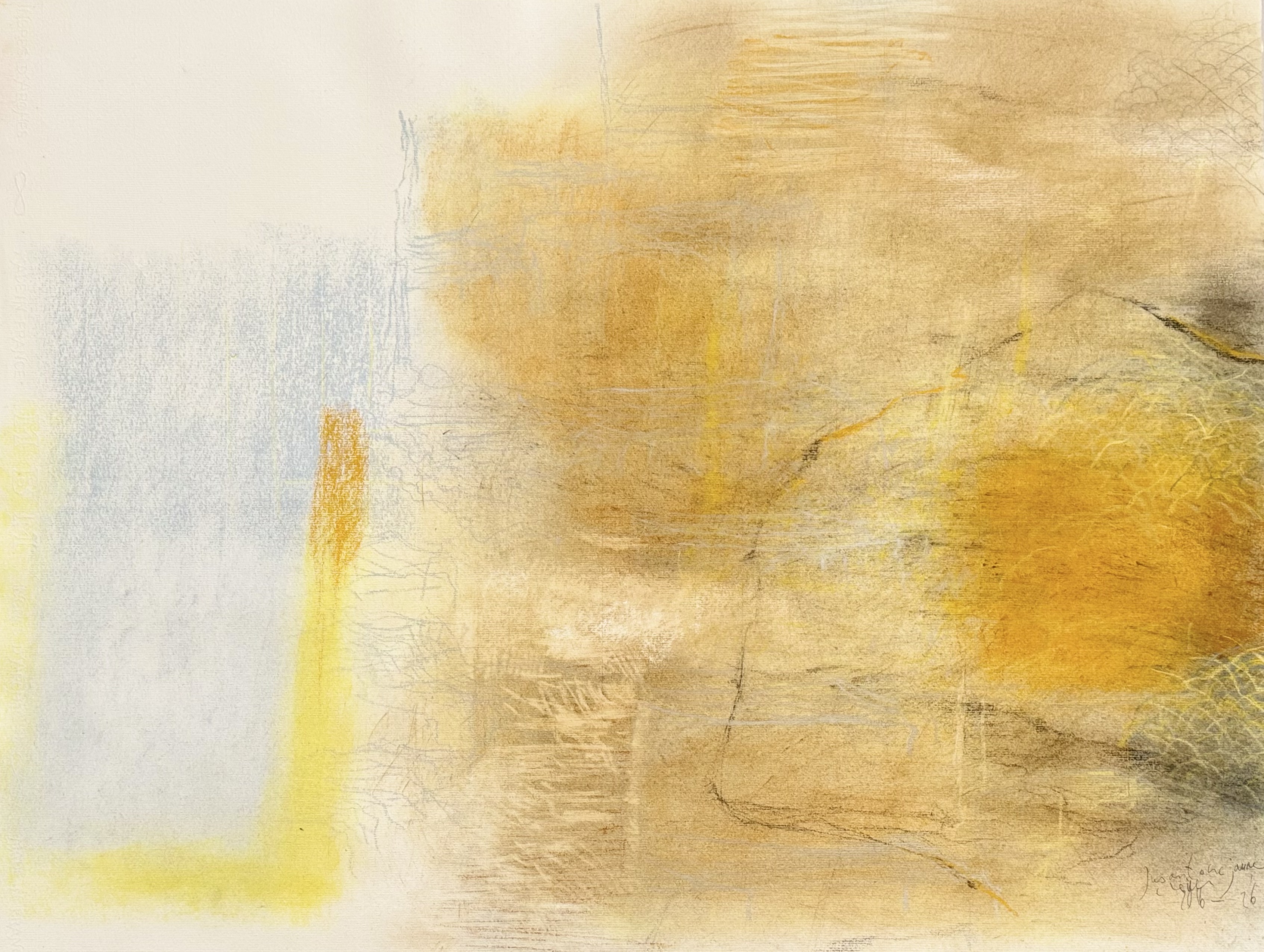 " Jusant ocre jaune "